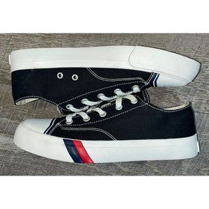 Pro Keds Women's Size 4 Royal Lo Casual Low Top Sneakers Black Fabric Lace Up